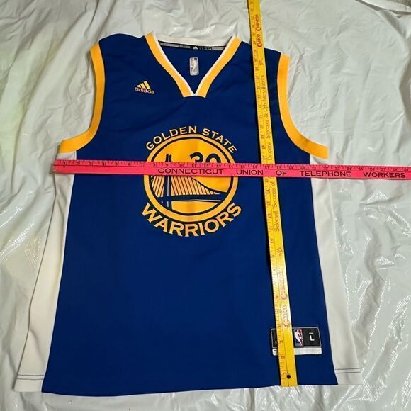 Steph Curry #30 Golden State Warriors Adidas NBA Basketball Jersey Size Large - Picture 8 of 8